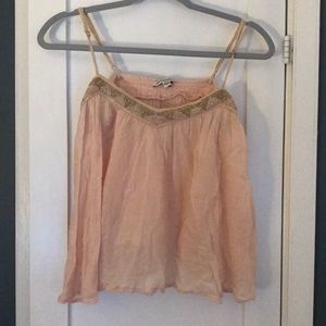 Embroidered tank top